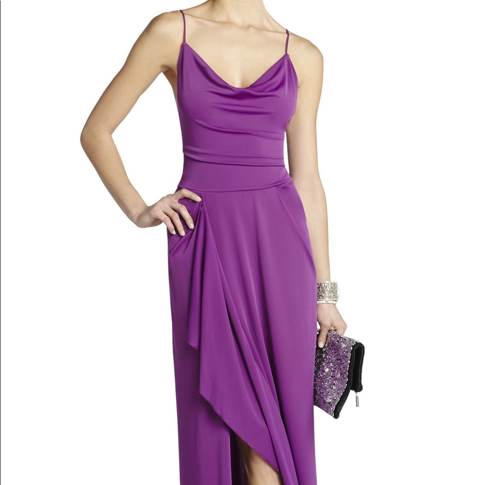 Backless Purple BCBGMAXAZARIA Dress (worn once!)